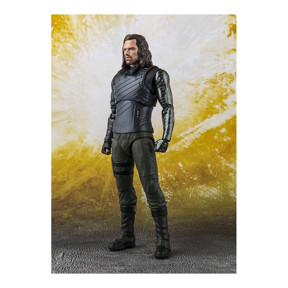 BANDAI AVENGERS INFINITY WAR - BUCKY + TAMASHII EFFECT IMPACT S.H. FIGUARTS ACTION FIGURE