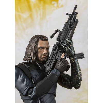 BANDAI AVENGERS INFINITY WAR - BUCKY + TAMASHII EFFECT IMPACT S.H. FIGUARTS ACTION FIGURE