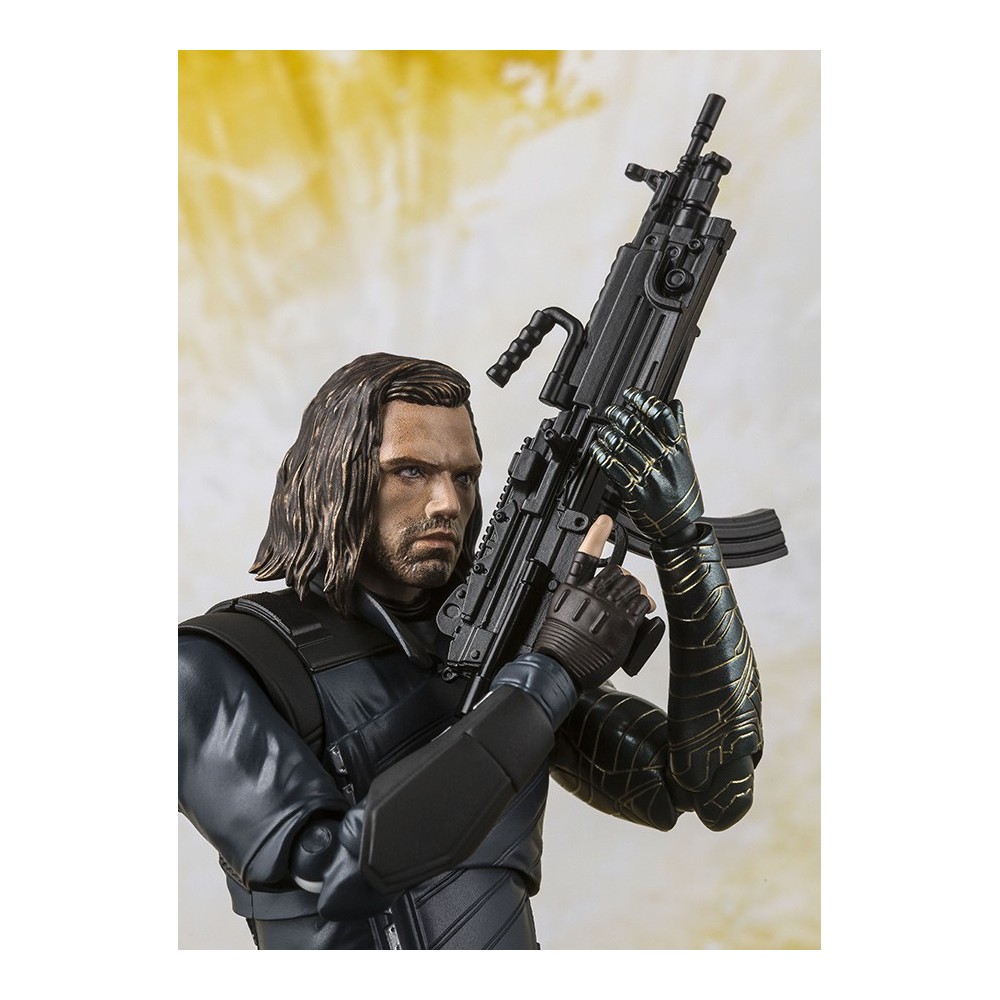 BANDAI AVENGERS INFINITY WAR - BUCKY + TAMASHII EFFECT IMPACT S.H. FIGUARTS ACTION FIGURE