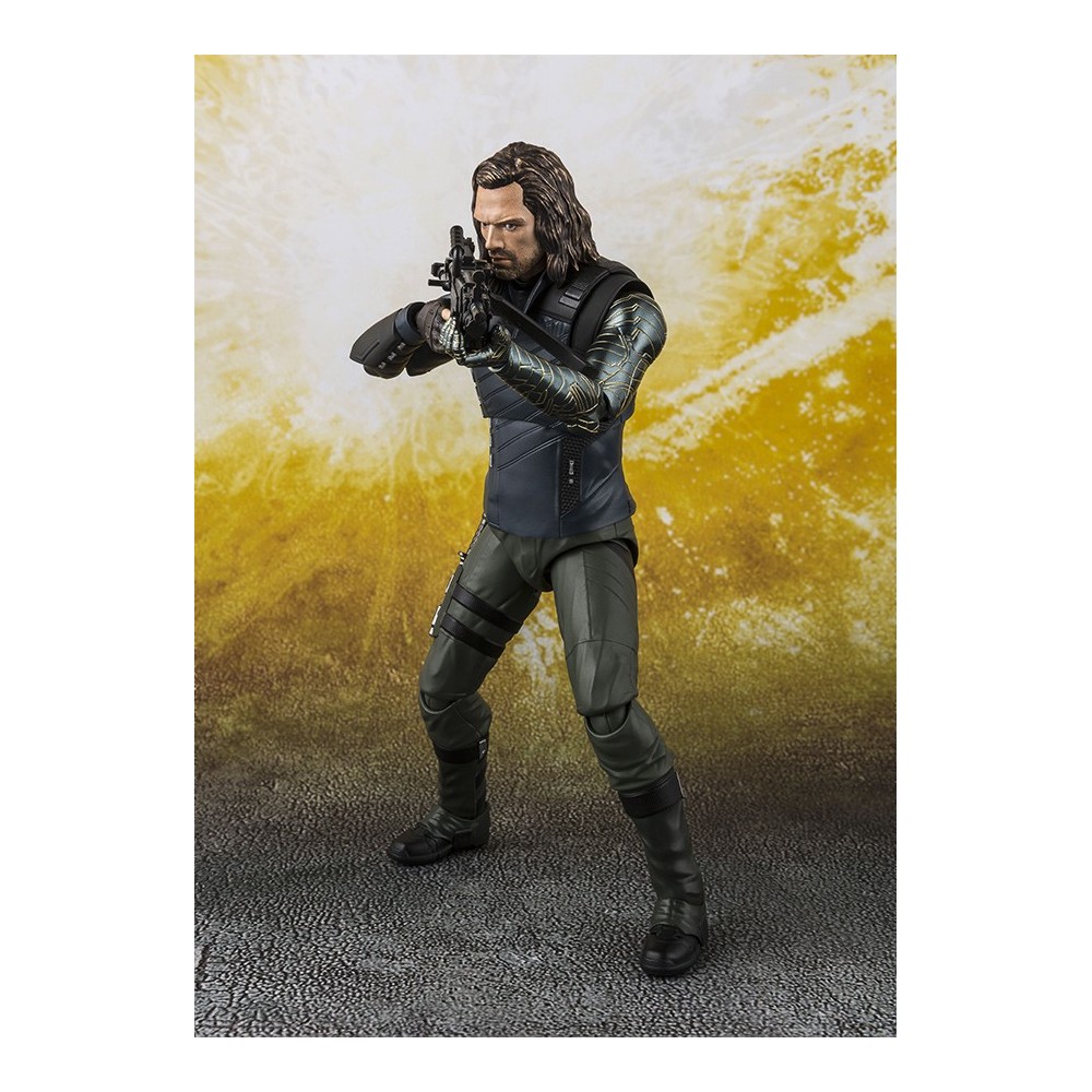BANDAI AVENGERS INFINITY WAR - BUCKY + TAMASHII EFFECT IMPACT S.H. FIGUARTS ACTION FIGURE