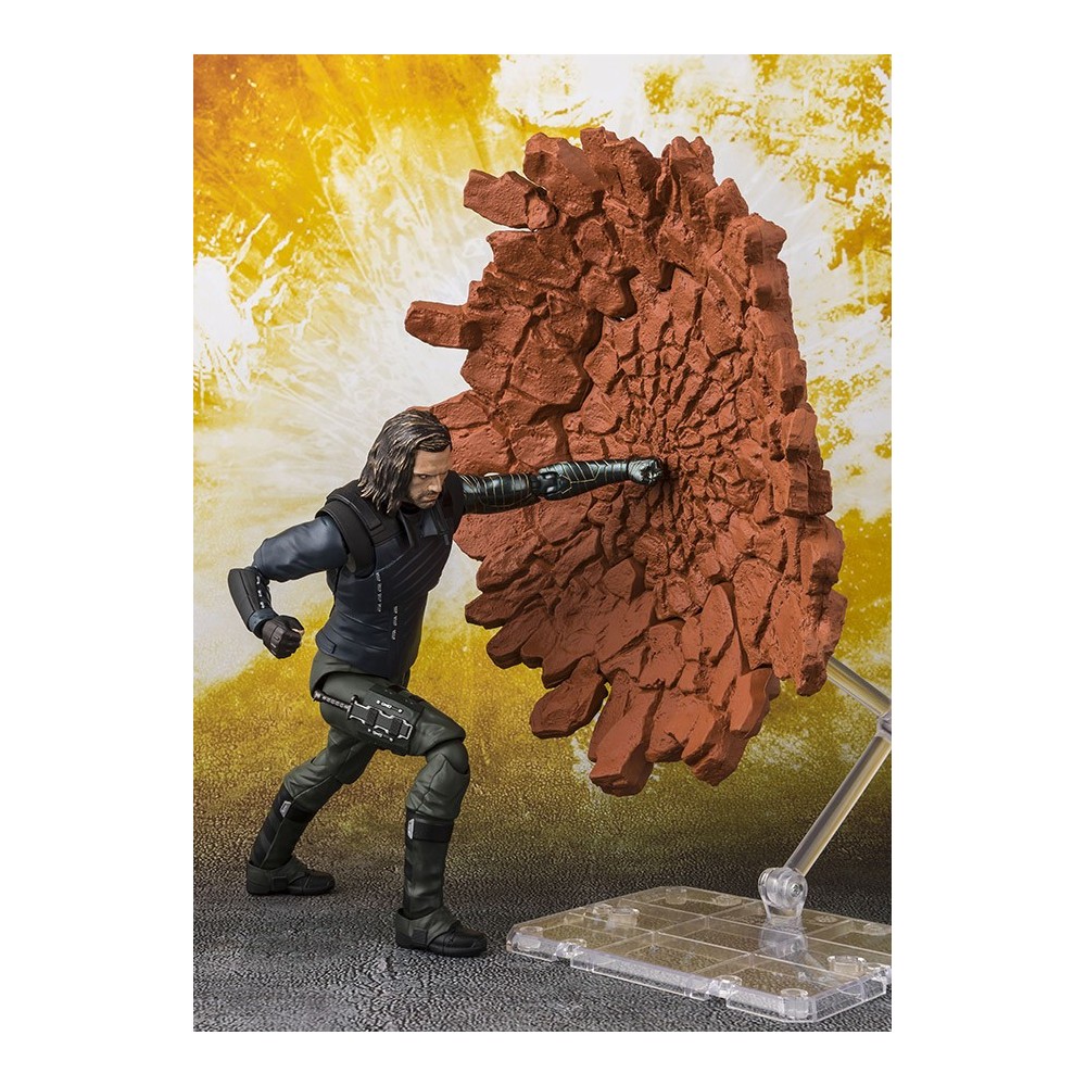 BANDAI AVENGERS INFINITY WAR - BUCKY + TAMASHII EFFECT IMPACT S.H. FIGUARTS ACTION FIGURE