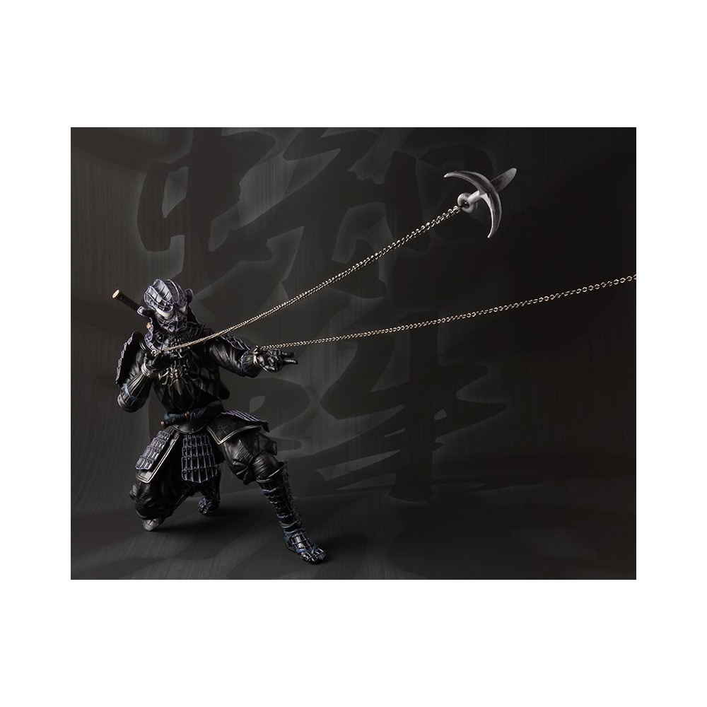 MARVEL SAMURAI BLACK SPIDER-MAN TAMASHII NATIONS ACTION FIGURE BANDAI