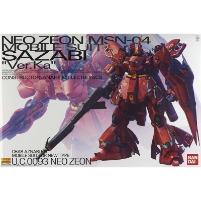 BANDAI MASTER GRADE MG GUNDAM MSN-04 SAZABI VER KA 1/100 MODEL KIT