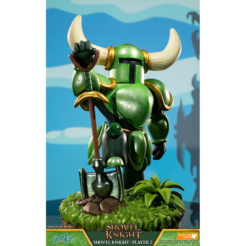 SHOVEL KNIGHT PLAYER 2 STATUE RESIN 39CM FIGURE FIRST4FIGURES