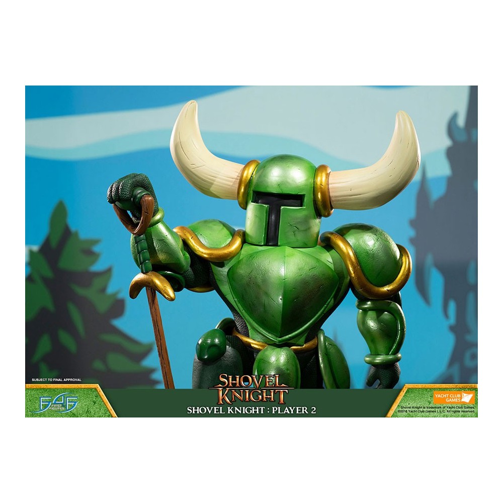 SHOVEL KNIGHT PLAYER 2 STATUE RESIN 39CM FIGURE FIRST4FIGURES