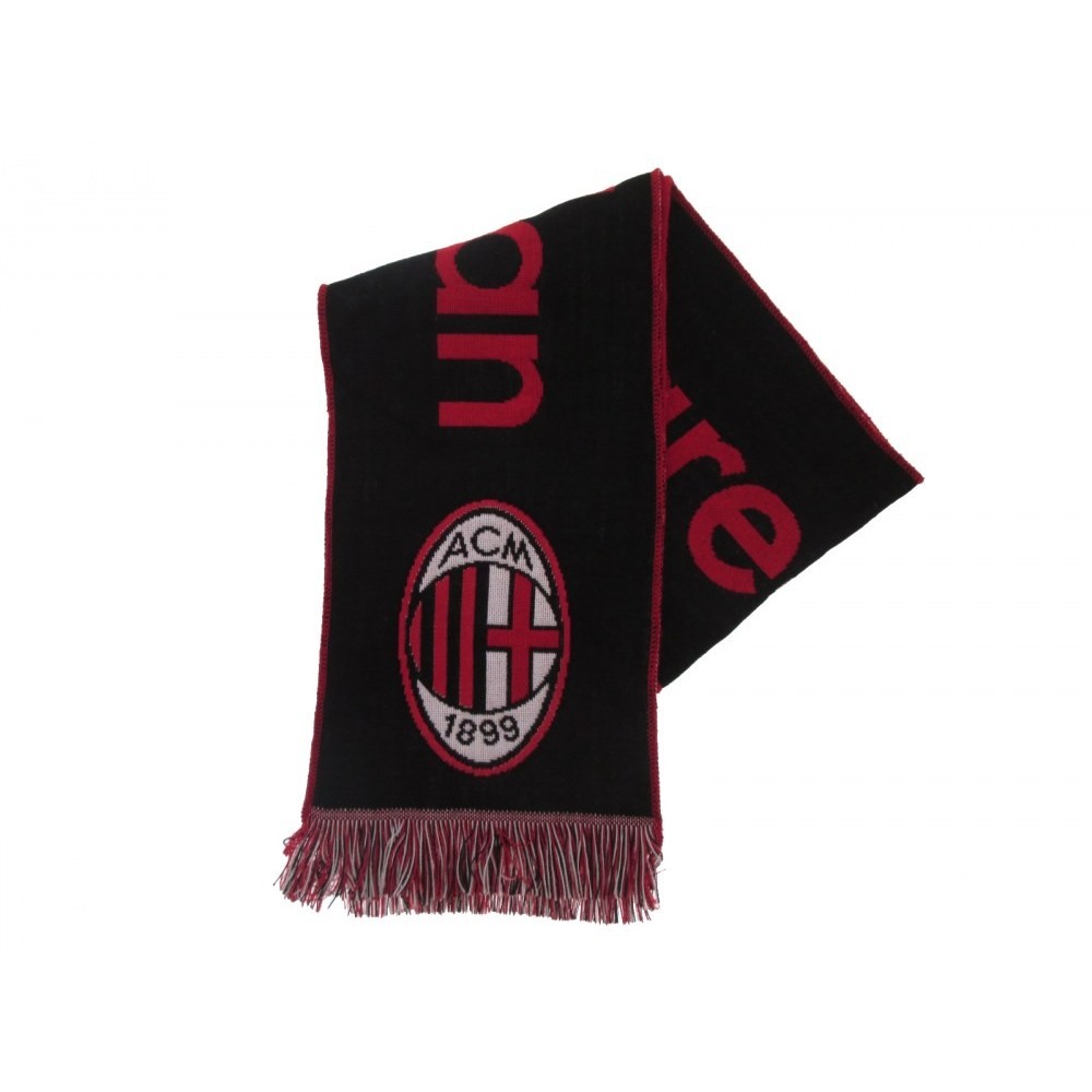 SCIARPA SCARF AC MILAN UFFICIALE WE ARE MILAN NERA