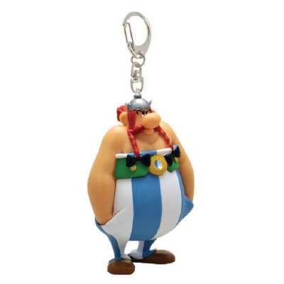 ASTERIX - OBELIX HANDS IN POCKETS KEYRING PORTACHIAVI PVC FIGURE PLASTOY