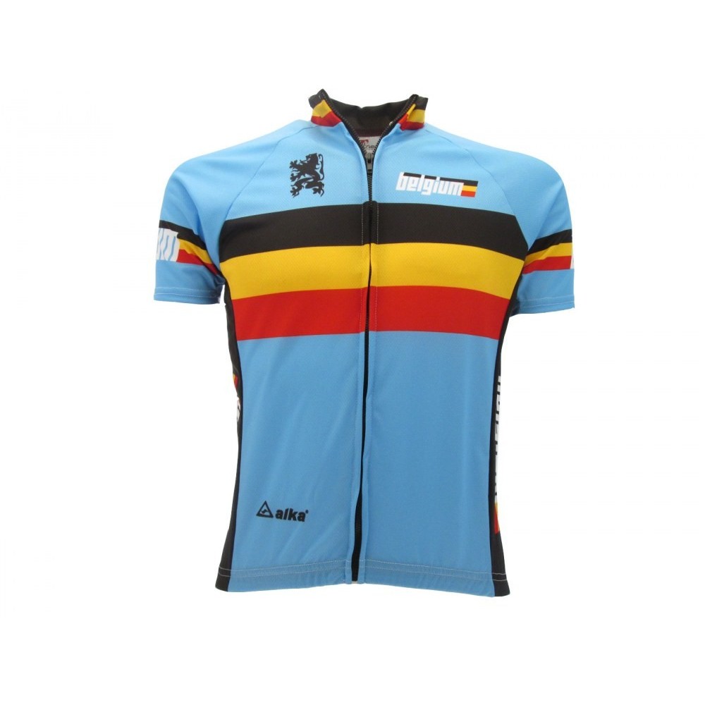 MAGLIA DIVISA CICLISMO BELGIO NAZIONALE BELGIUM TEAM CYCLING ALKA