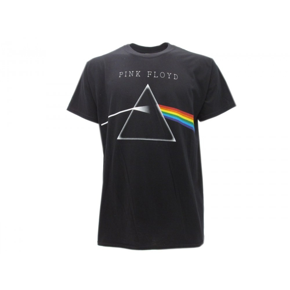 MAGLIA T SHIRT PINK FLOYD LOGO NERA