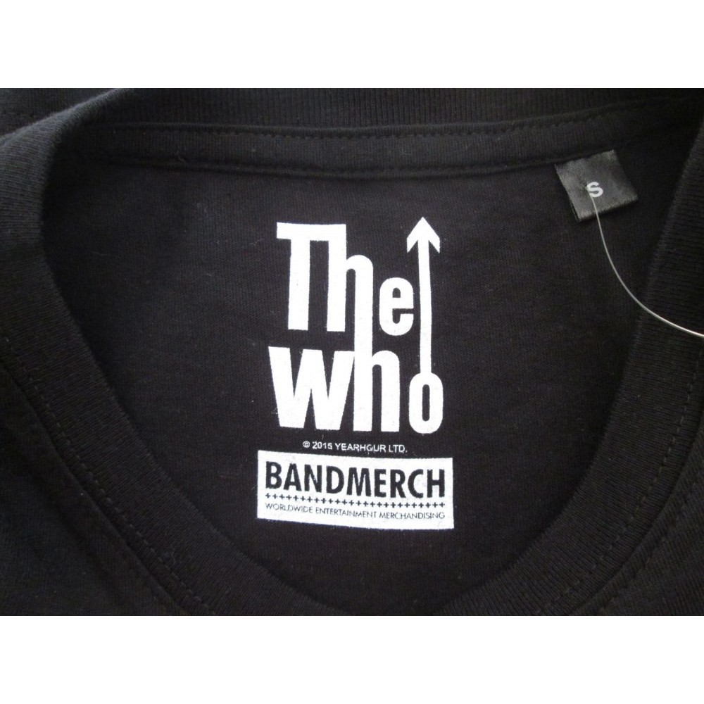 MAGLIA T SHIRT THE WHO LOGO NERA
