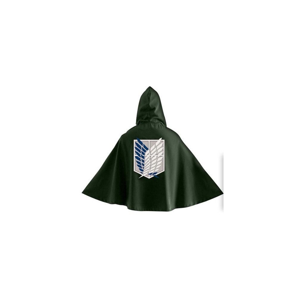 ATTACCO DEI GIGANTI ATTACK ON TITAN OFFICIAL GREEN CAPE MANTELLO REPLICA UNEKORN