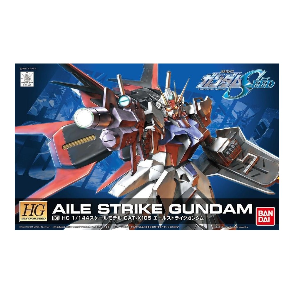 BANDAI HIGH GRADE HG R01 AILE STRIKE GUNDAM 1/144 MODEL KIT ACTION FIGURE