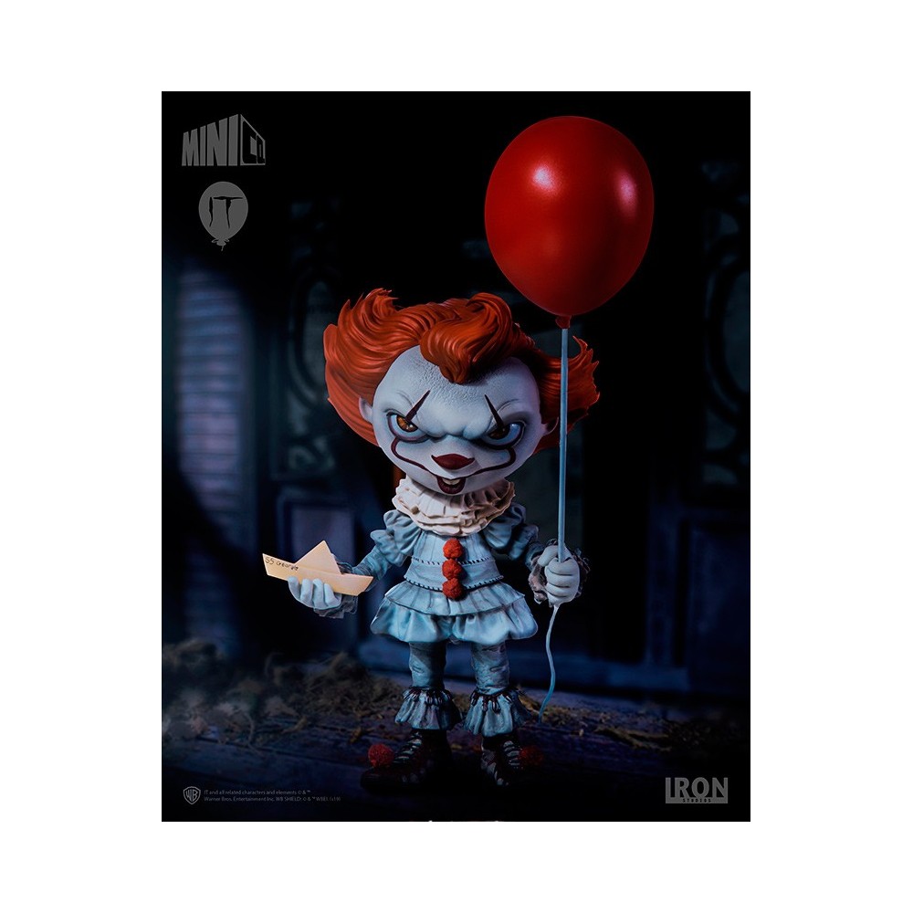 IT PENNYWISE DELUXE MINICO FIGURE 20 CM STATUE IRON STUDIOS