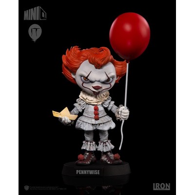 IT PENNYWISE DELUXE MINICO FIGURE 20 CM STATUE IRON STUDIOS