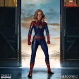 MEZCO TOYS CAPTAIN MARVEL CLOTH ONE:12 COLLECTIVE ACTION FIGURE