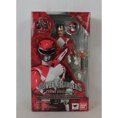 POWER RANGERS RED RANGER SDCC 2018 S.H. FIGUARTS ACTION FIGURE BANDAI