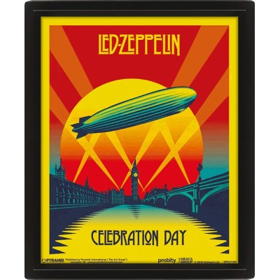 LED ZEPPELIN LENTICULAR 3D POSTER 25X20CM PYRAMID INTERNATIONAL