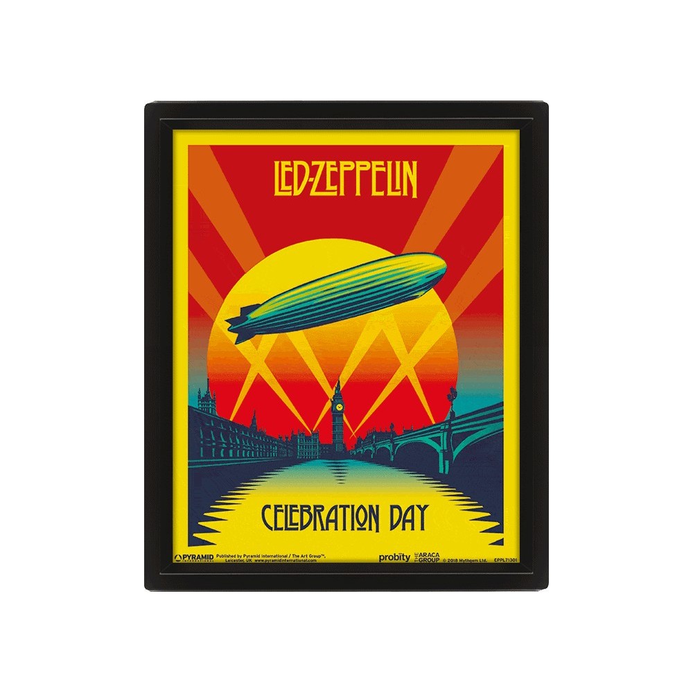 PYRAMID INTERNATIONAL LED ZEPPELIN LENTICULAR 3D POSTER 25X20CM
