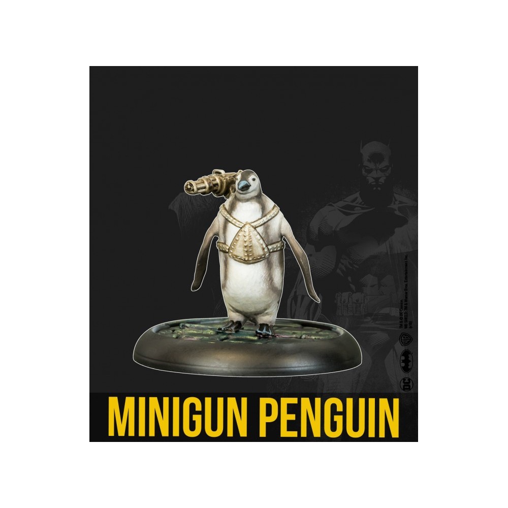 BATMAN MINIATURE GAME - PENGUINS MINI RESIN STATUE FIGURE KNIGHT MODELS
