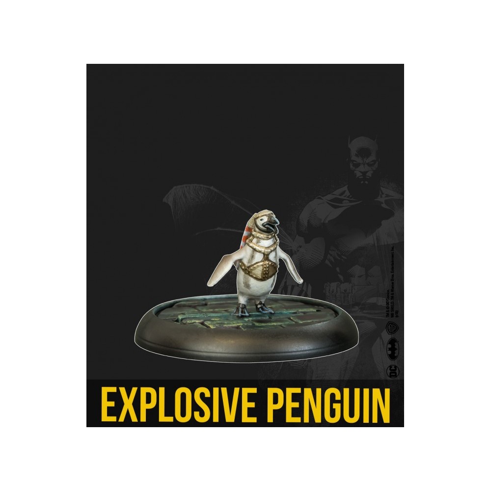BATMAN MINIATURE GAME - PENGUINS MINI RESIN STATUE FIGURE KNIGHT MODELS