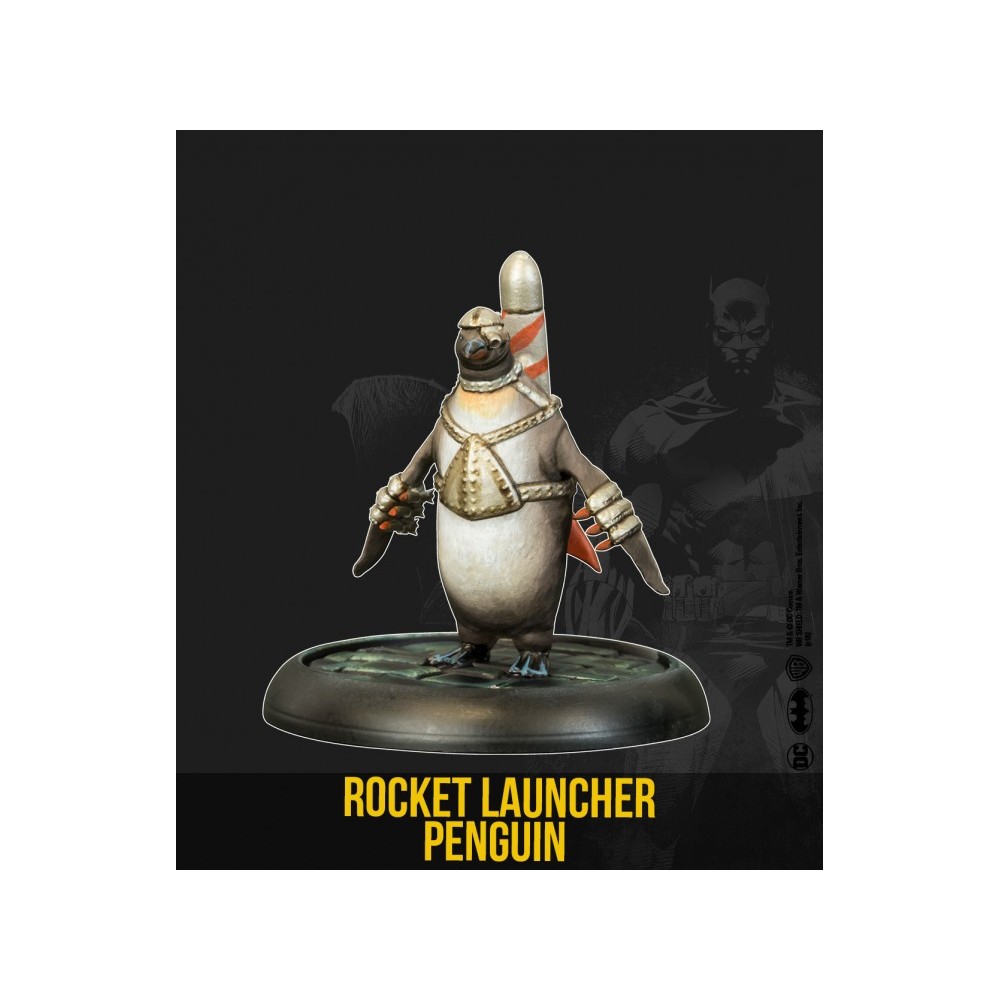 BATMAN MINIATURE GAME - PENGUINS MINI RESIN STATUE FIGURE KNIGHT MODELS