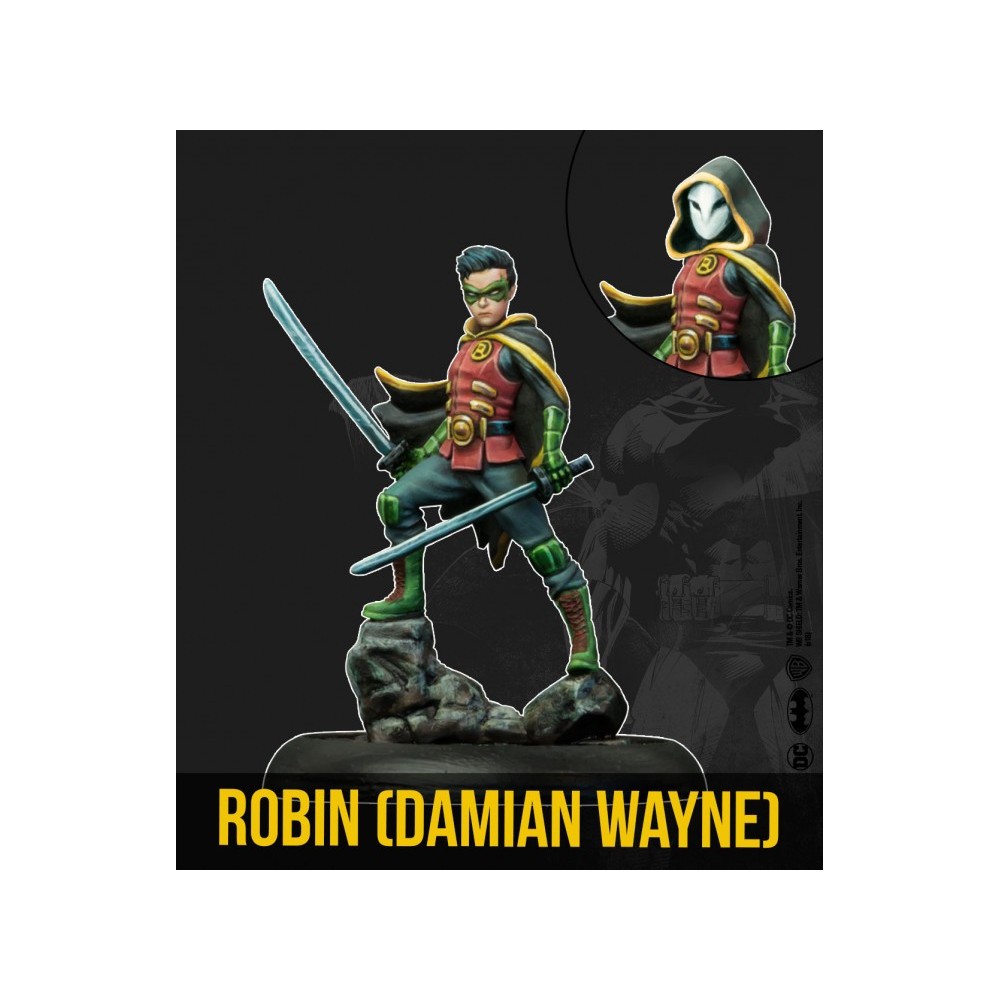 KNIGHT MODELS BATMAN MINIATURE GAME - ROBIN AND GOLIATH MINI RESIN STATUE FIGURE