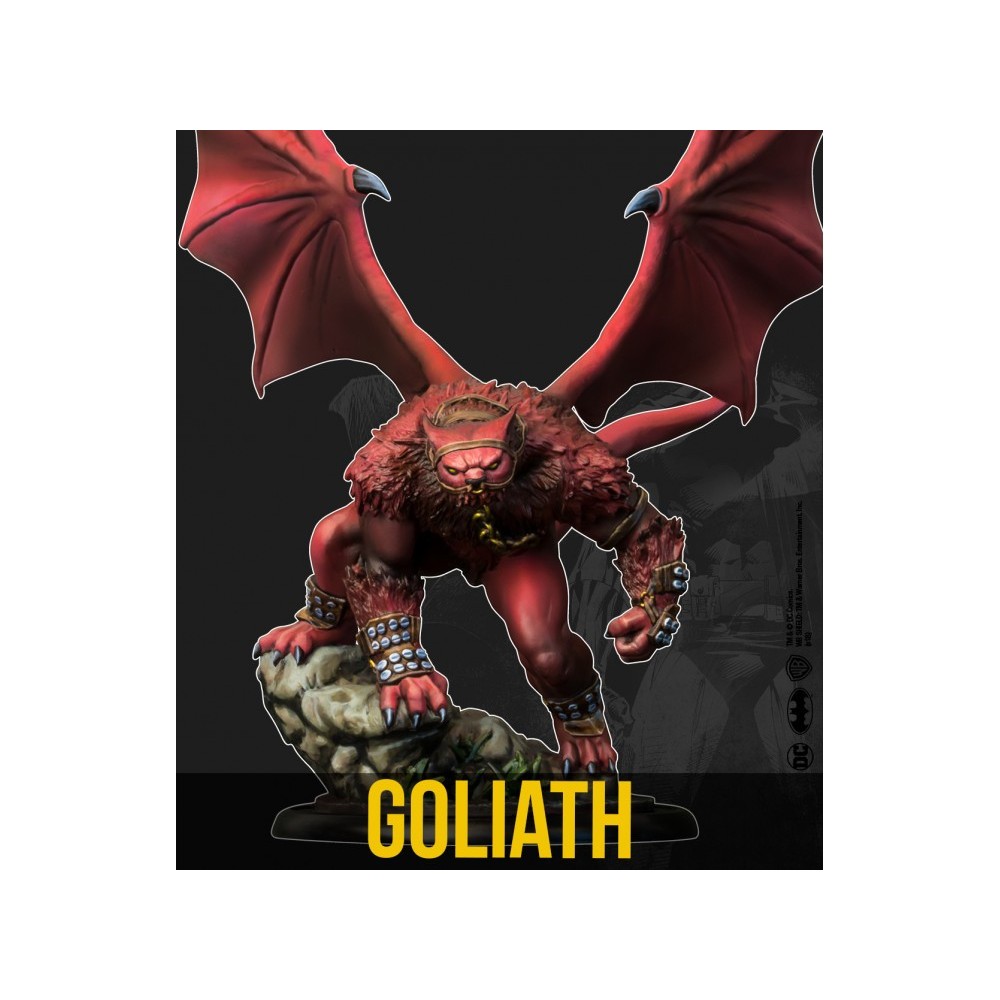 KNIGHT MODELS BATMAN MINIATURE GAME - ROBIN AND GOLIATH MINI RESIN STATUE FIGURE