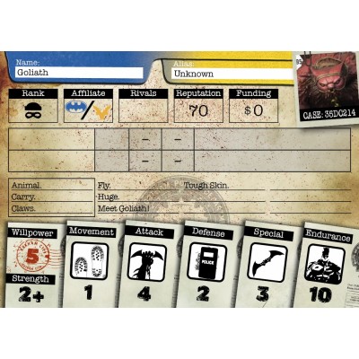 KNIGHT MODELS BATMAN MINIATURE GAME - ROBIN AND GOLIATH MINI RESIN STATUE FIGURE