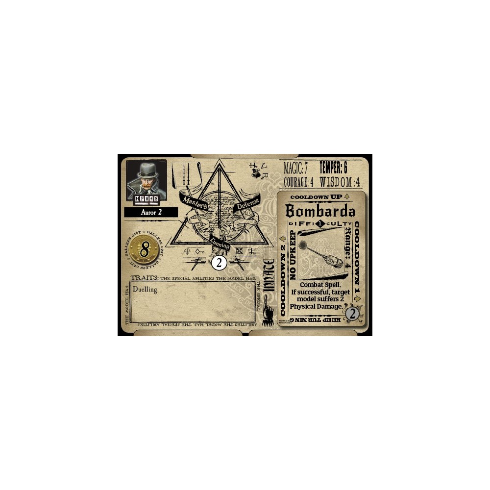 KNIGHT MODELS HARRY POTTER MINIATURE ADVENTURE GAME - BARTY CROUCH SR AND AURORS