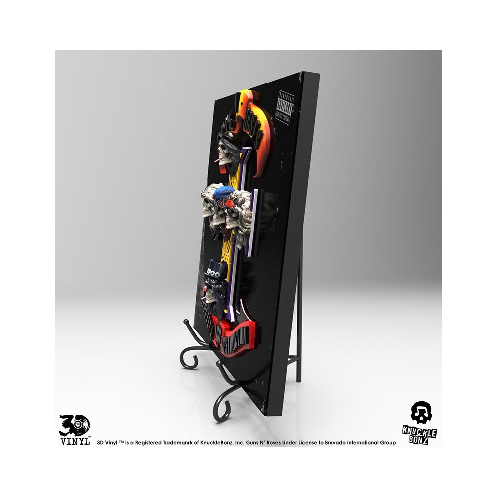 GUNS-N-ROSES APPETITE FOR DESTRUCTION 3D VINYL 30CM RESIN REPLICA KNUCKLEBONZ