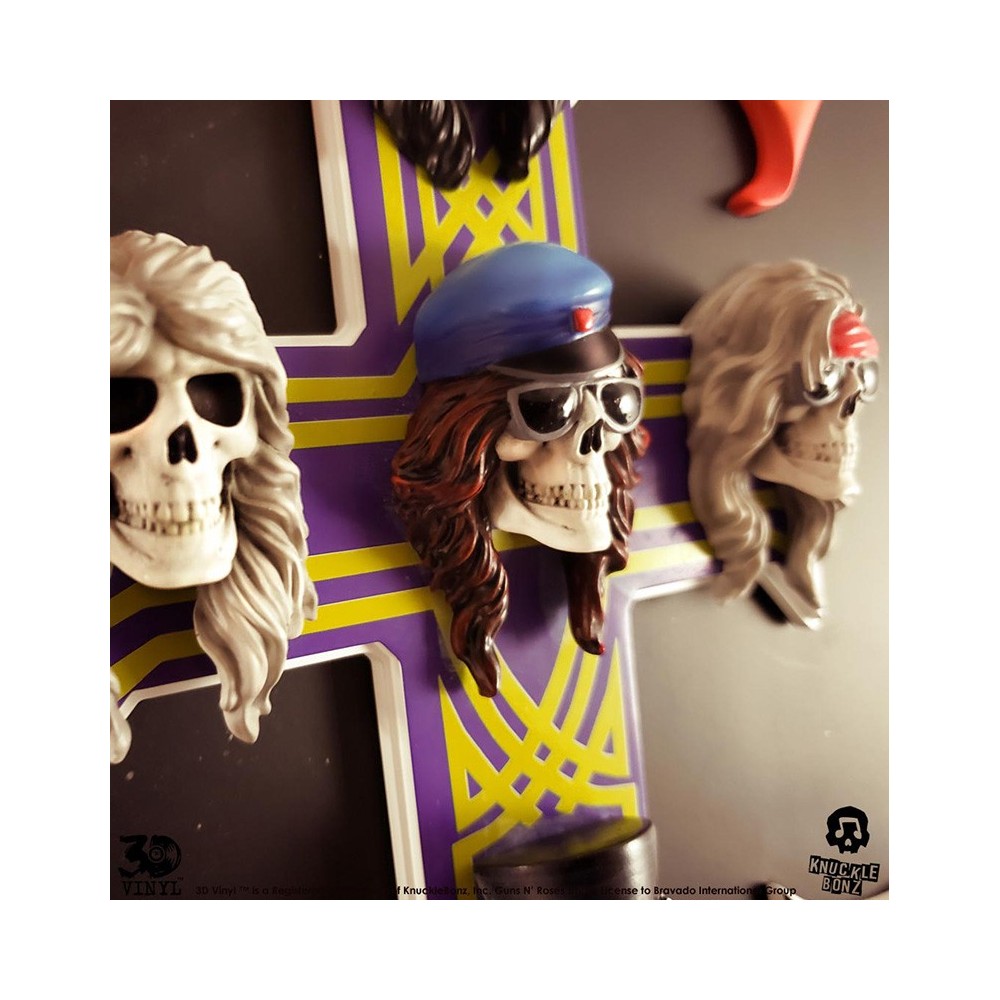 GUNS-N-ROSES APPETITE FOR DESTRUCTION 3D VINYL 30CM RESIN REPLICA KNUCKLEBONZ
