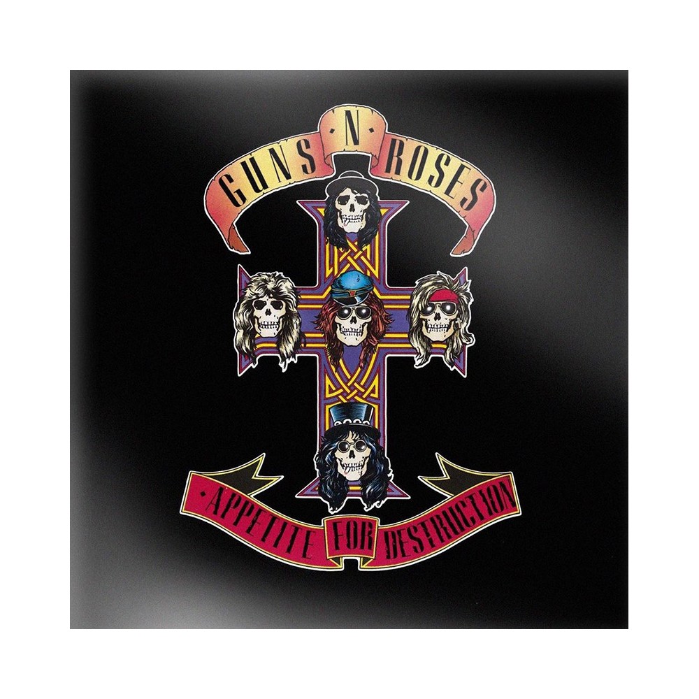 GUNS-N-ROSES APPETITE FOR DESTRUCTION 3D VINYL 30CM RESIN REPLICA KNUCKLEBONZ