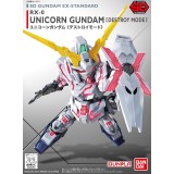SD GUNDAM EX-STANDARD RX-0 UNICORN GUNDAM DESTROY MODE MODEL KIT ACTION FIGURE BANDAI