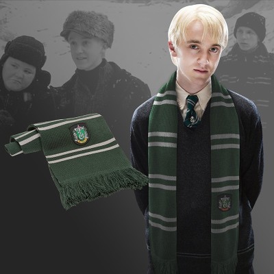 HARRY POTTER SLYTHERIN SCARF SCIARPA SERPEVERDE CINEREPLICAS