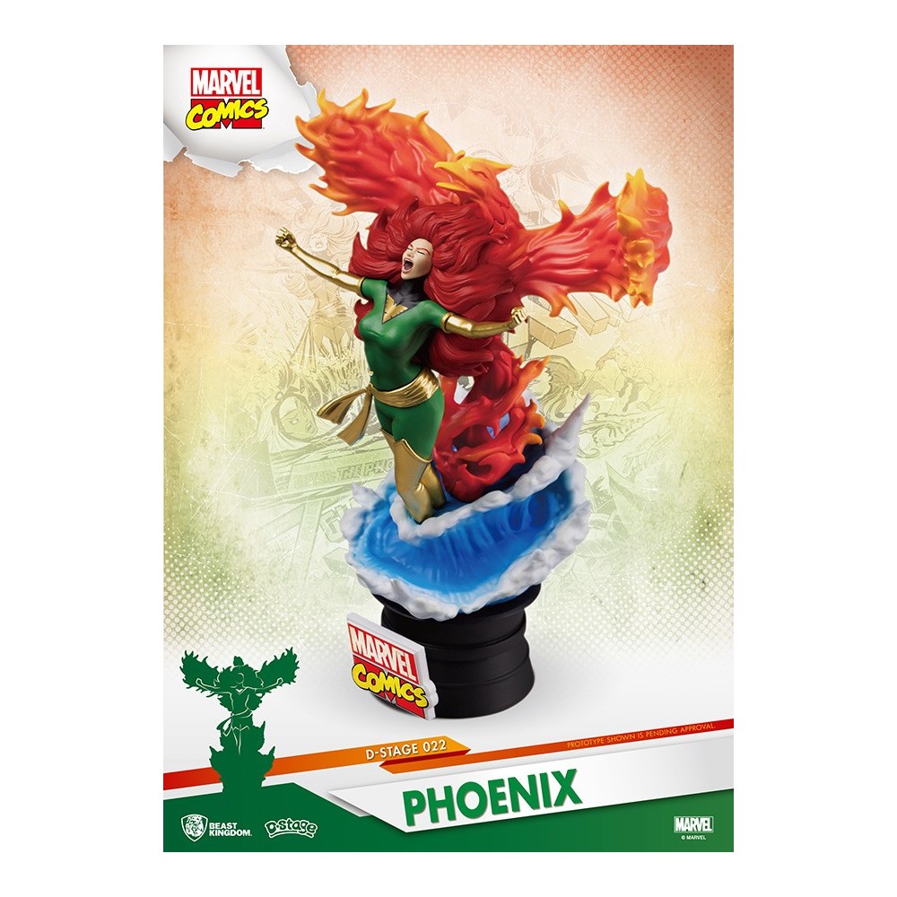 MARVEL COMICS X-MEN DARK PHOENIX D-SELECT 16CM STATUE FIGURE BEAST KINGDOM