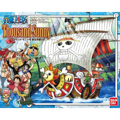 ONE PIECE THOUSAND SUNNY NEW WORLD VER MODEL KIT BANDAI