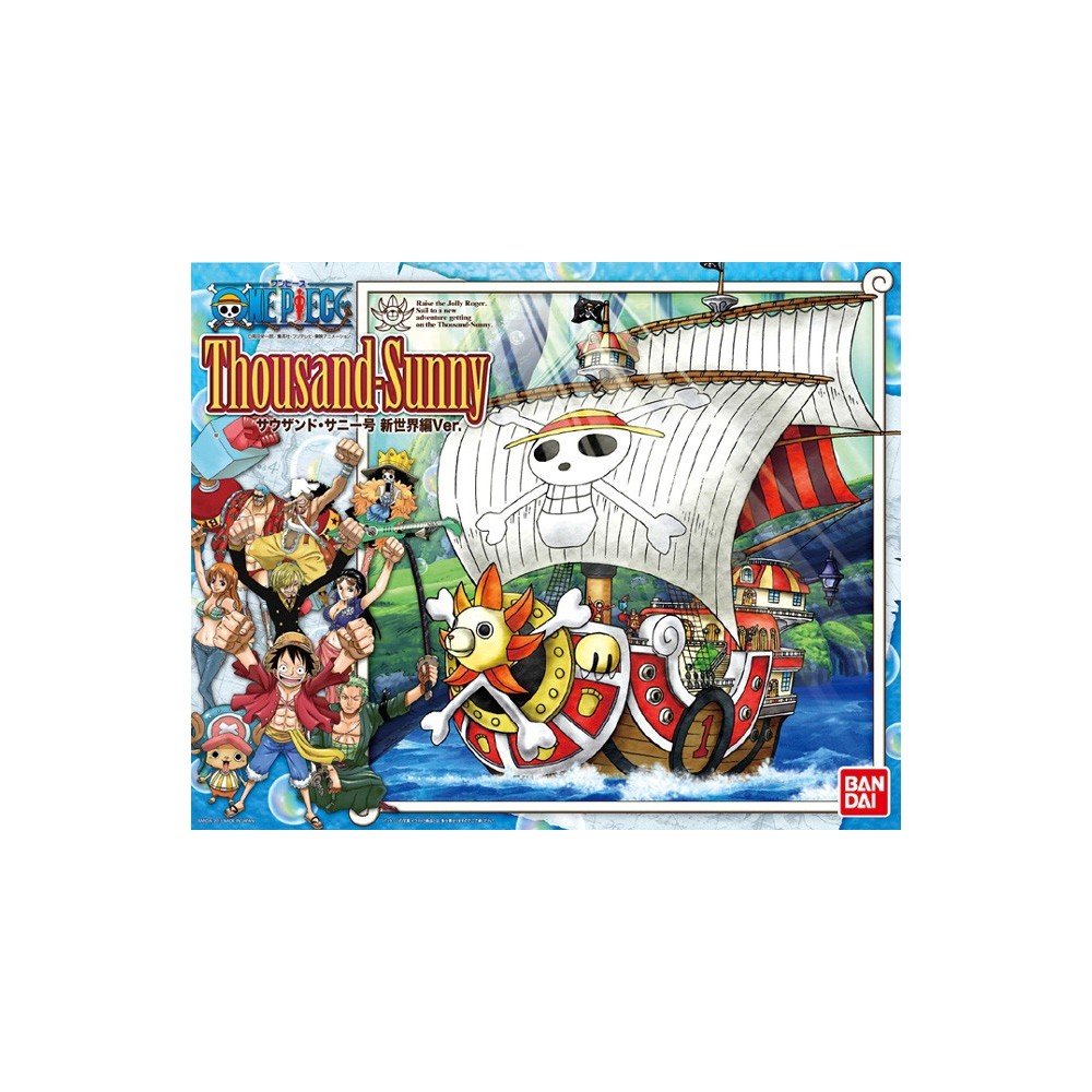 ONE PIECE THOUSAND SUNNY NEW WORLD VER MODEL KIT BANDAI