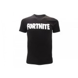 MAGLIA T SHIRT FORTNITE LOGO NERA