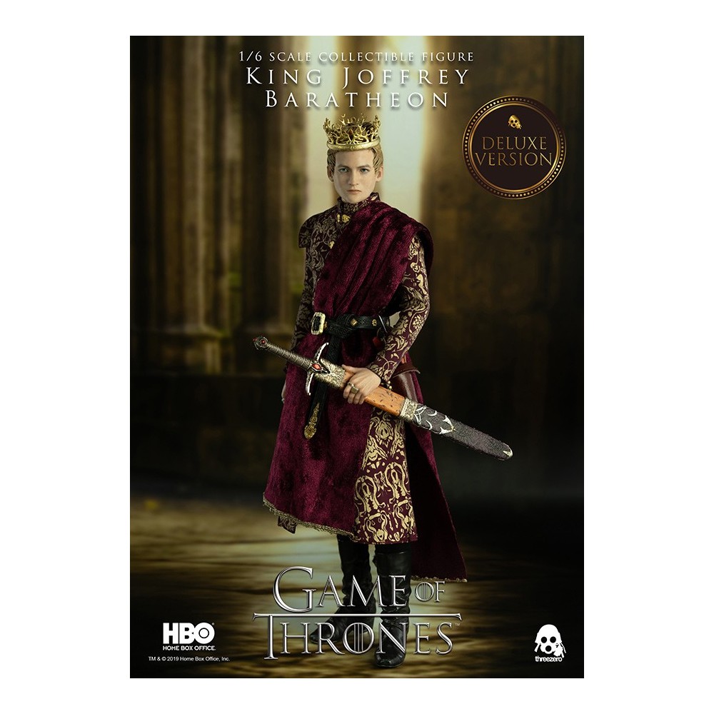 GAME OF THRONES - KING JOFFREY BARATHEON DELUXE 1/6 30 CM ACTION FIGURE THREEZERO