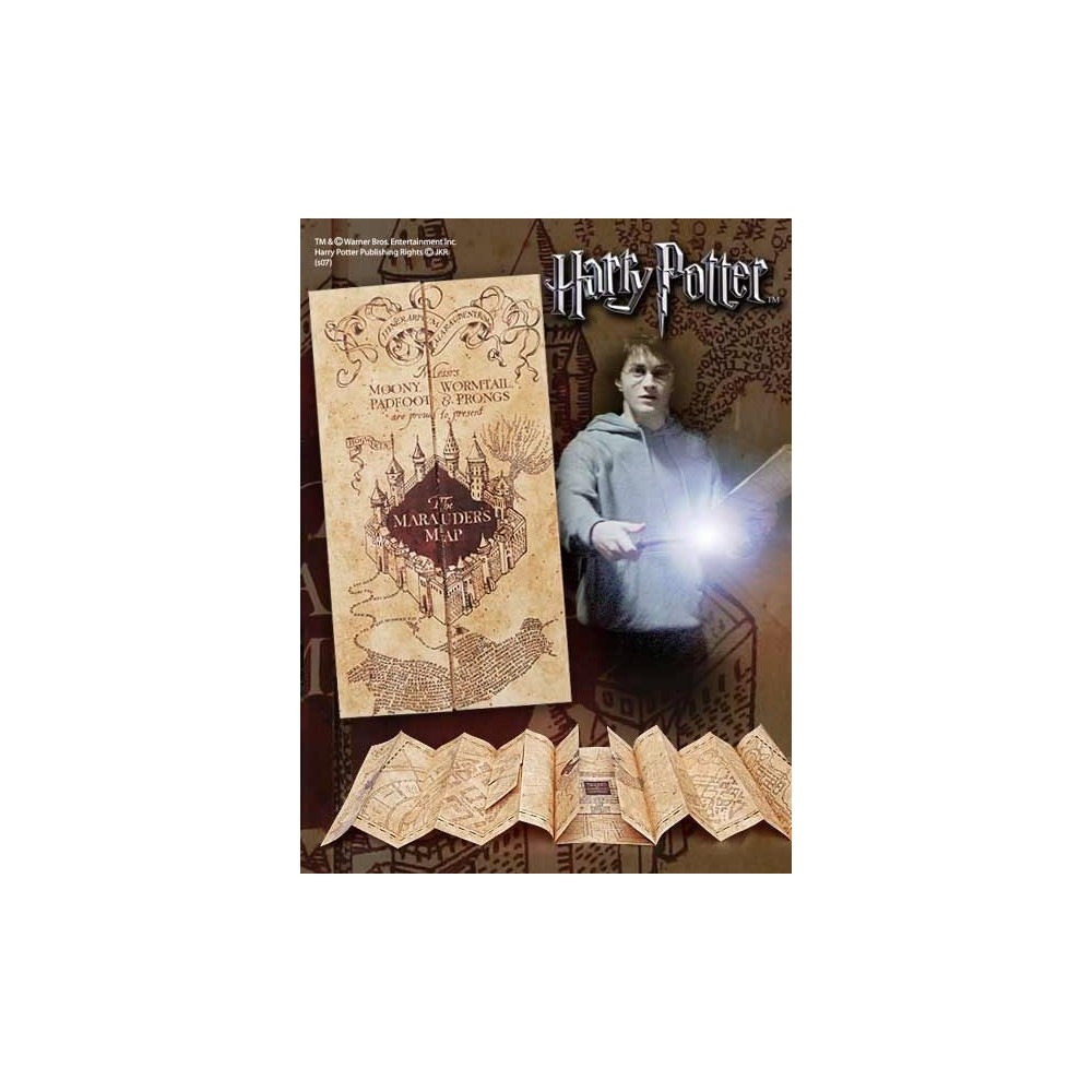HARRY POTTER MAPPA - THE MARAUDER'S MAP REPLICA NOBLE COLLECTIONS