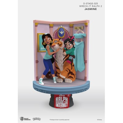 WRECK-IT RALPH 2 SPACCATUTTO D-STAGE 025 JASMINE STATUE FIGURE DIORAMA BEAST KINGDOM