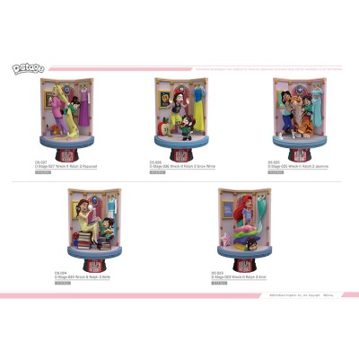 WRECK-IT RALPH 2 SPACCATUTTO D-STAGE 025 JASMINE STATUE FIGURE DIORAMA BEAST KINGDOM