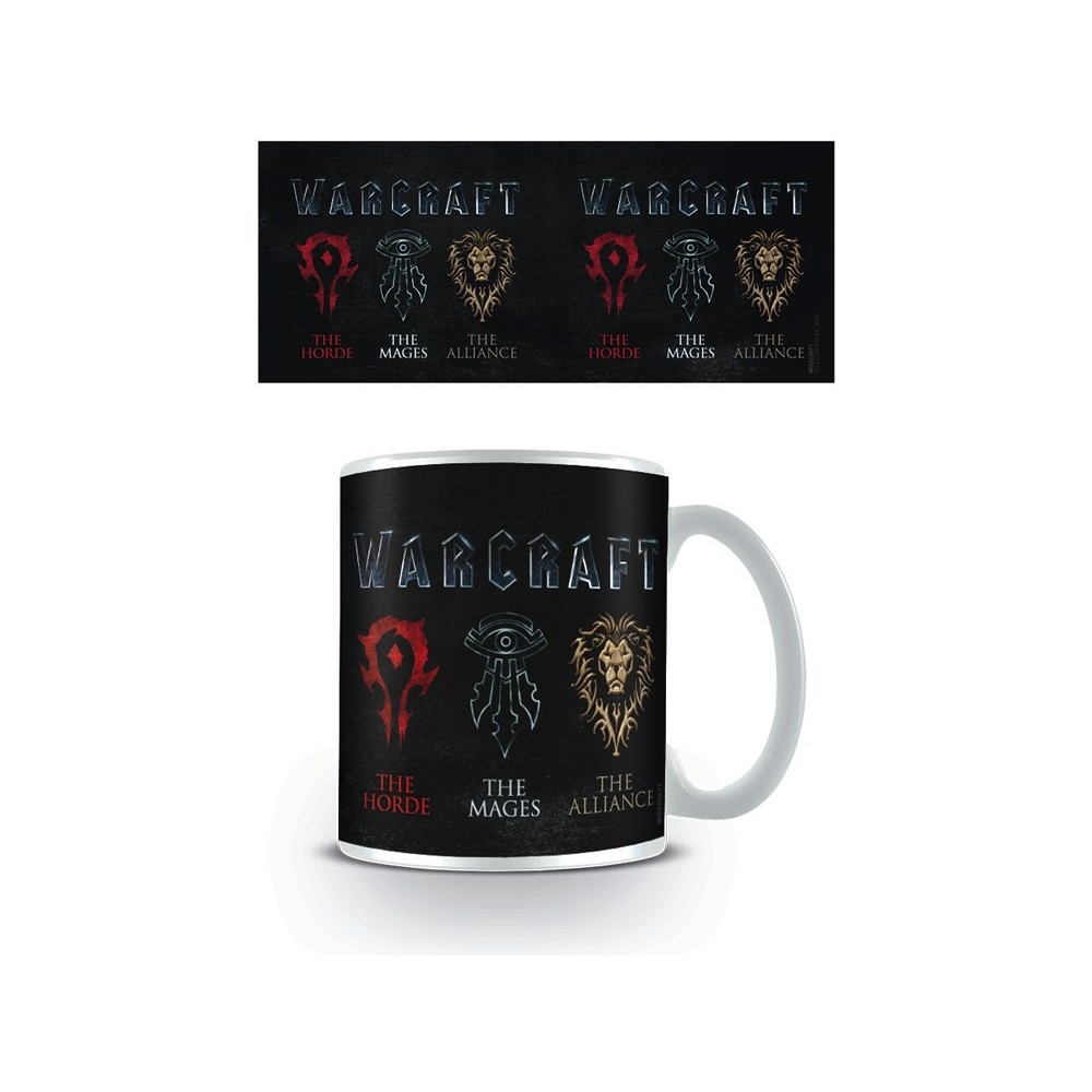 PYRAMID INTERNATIONAL WORLD OF WARCRT HORDE MAGES ALLIANCE MUG TAZZA CERAMICA