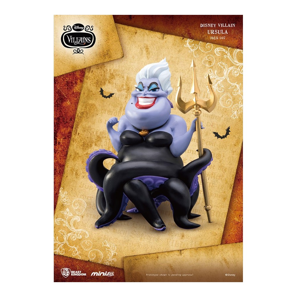DISNEY VILLAINS - URSULA MINI EGG ATTACK FIGURE 8 CM BEAST KINGDOM