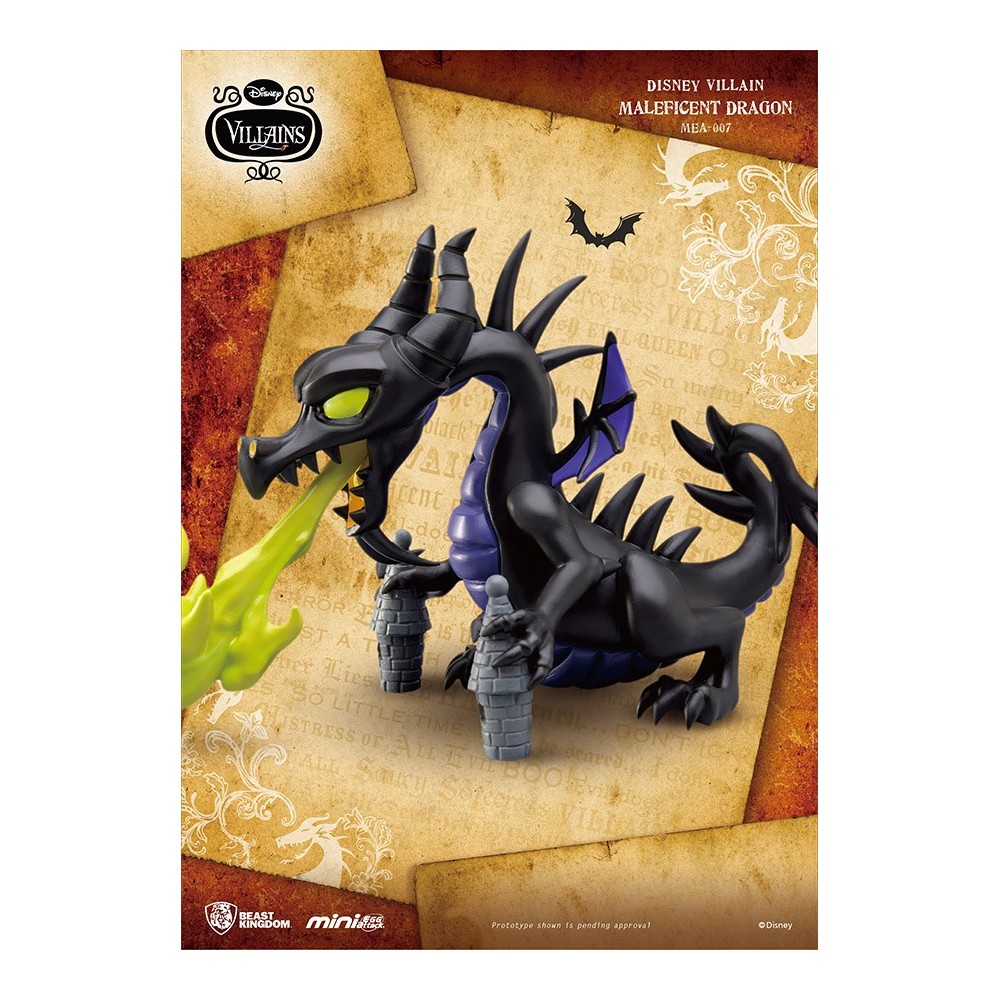 DISNEY VILLAINS - MALEFICENT DRAGON MINI EGG ATTACK FIGURE 9 CM BEAST KINGDOM