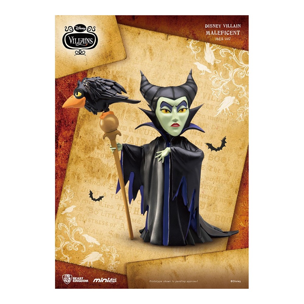 DISNEY VILLAINS - MALEFICENT MINI EGG ATTACK FIGURE 8 CM BEAST KINGDOM