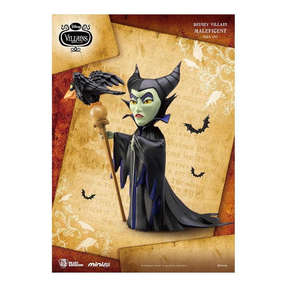 DISNEY VILLAINS - MALEFICENT MINI EGG ATTACK FIGURE 8 CM BEAST KINGDOM