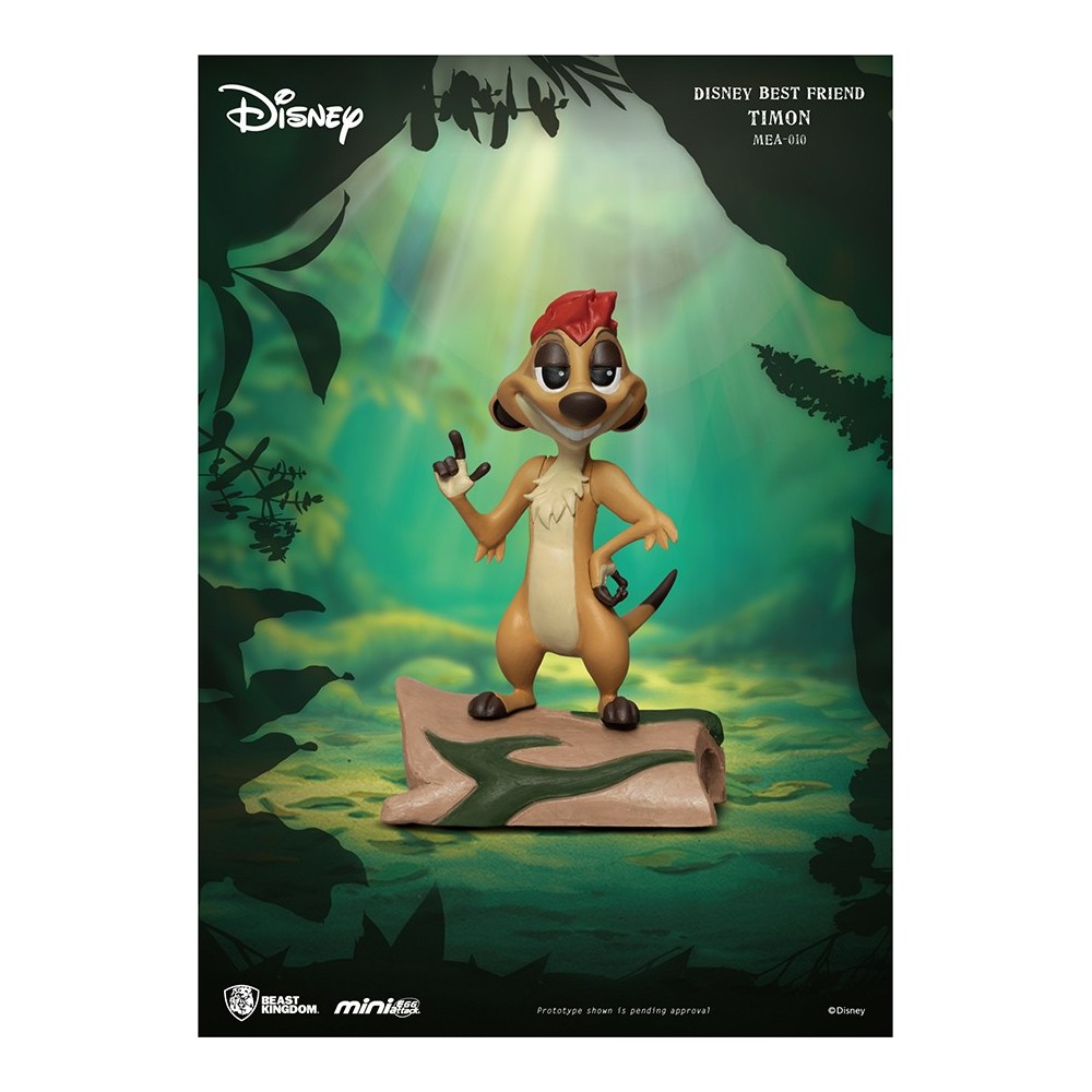 BEAST KINGDOM DISNEY BEST FRIEND - TIMON MINI EGG ATTACK FIGURE 8 CM