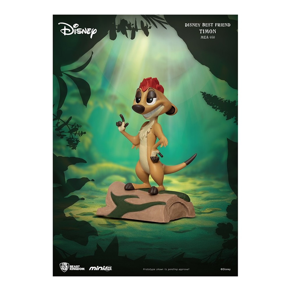 BEAST KINGDOM DISNEY BEST FRIEND - TIMON MINI EGG ATTACK FIGURE 8 CM