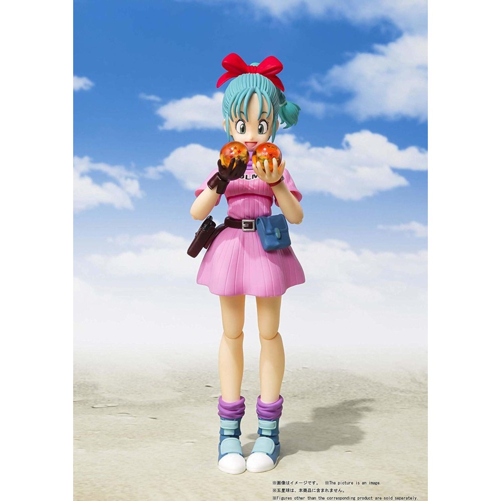 BANDAI DRAGON BALL BULMA ADVENTURE BEGINS S.H. FIGUARTS ACTION FIGURE